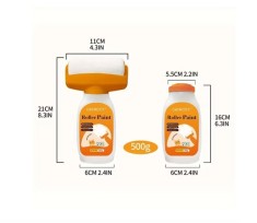 Trafalet cu Vopsea pentru Repararea Peretilor cu Uscare Rapida, 500g, Alb, design portabil