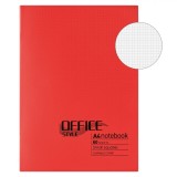 Caiet Matematica, Office, A4, Coperta Rosu, 60 File, Oem