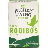 Ceai verde rooibos 20 plicuri, eco, Higher Living