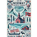 eSIM Norway, Unlimited Standard, 30 Days