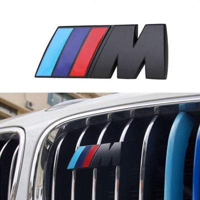 Emblema M Power grila fata BMW, negru matt foto