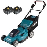 Makita DLM538CT2 - Masina de tuns iarba cu 2 acumulatori Li-Ion 18 V 5 Ah 53 cm 70 l