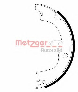 Set saboti frana, frana de mana OPEL ANTARA (2006 - 2016) METZGER MG 230 foto