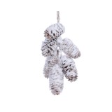 Cumpara ieftin Decoratiune pentru brad - Hanger Pinecone Snow Glitter | Kaemingk