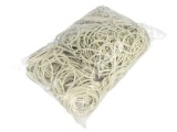 Inele Elastice Cauciuc 3mm x 1.5mm Alb 1kg