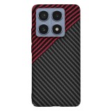 Husa pentru xiaomi 14t pro - carbonfiber slim - red vortex