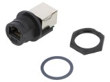Adaptor Ethernet Cat5e IP67 8p8c Drept Plastic