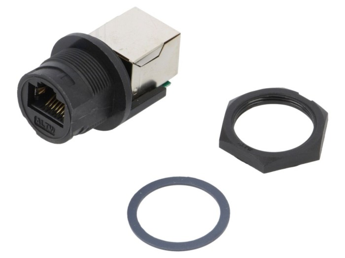 Conector adaptor Ethernet Cat 5e IP67