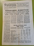 Informatia bucurestiului 4 iulie 1989-programul directiva al congresului al 15