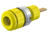 Soclu Banană 2mm 10A Galben Panou