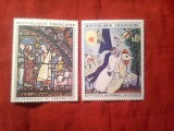 Serie 2 valori Franta 1963 Pictura - Chagal si Vitraliu