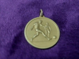 Medalie/distintie Sportiva 1978,FOTBAL/FOTBALISTI,Aurie Superba,2,8 cm diametru, Europa