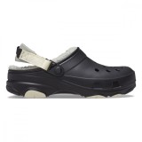 Saboti Crocs All Terrain Lined Clog Negru - Black, 36, 37, 41, 46