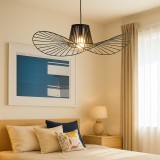 Lustra Suspendata ELIAS 57cm, 1x E27, Metal, Negru ModernLight Concept