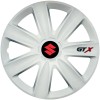 Set 4 Capace Roti GTX Alb R16, Compatibil Cu Suzuki, Autohelix MSA