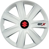 Set 4 Capace Roti GTX Alb R16, Compatibil Cu Suzuki, Autohelix MSA