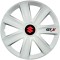 Set 4 Capace Roti GTX Alb R15, Compatibil Cu Suzuki