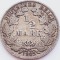 256 Germania &frac12; Mark 1905 Wilhelm II (type 2 - small shield) - F km 17 argint