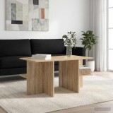 vidaXL Masă de cafea Stejar Sonoma 87 x 50 x 45 cm Lemn prelucrat 8001057