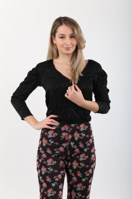 Body cu imprimeu floral Bershka foto