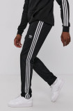 Adidas Originals pantaloni H09115 bărbați, culoarea negru, material uni H09115-BLACK