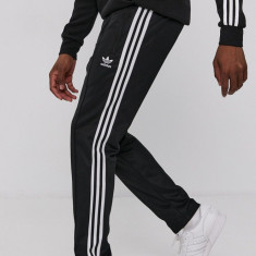 adidas Originals pantaloni H09115 bărbați, culoarea negru, material uni H09115-BLACK