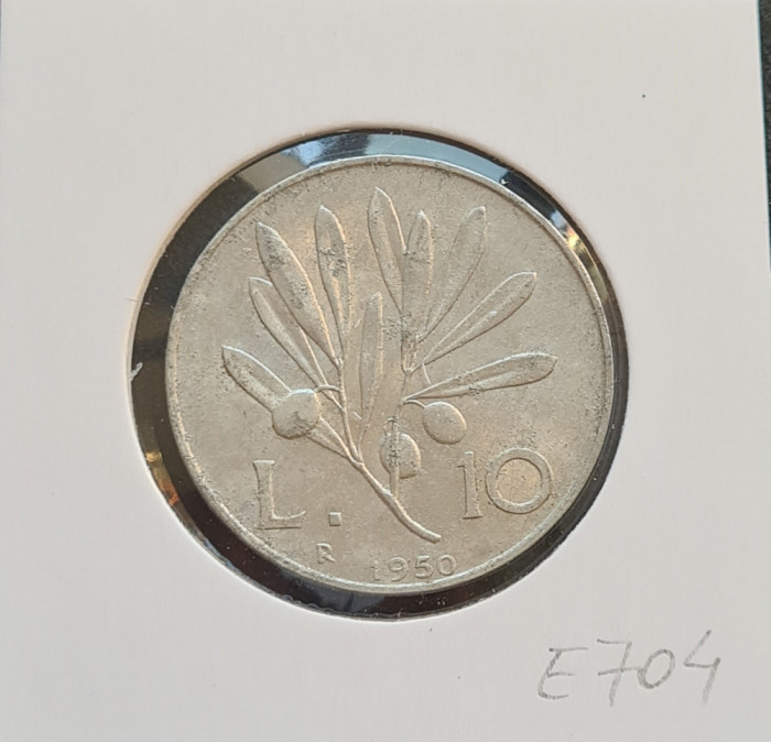 Italia 10 lire 1950