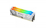 Memorii RAM Kingston FURY Renegade White RGB, Kit of 2, DIMM, DDR5, 32GB, 6000MHz, CL32, 1.35V,