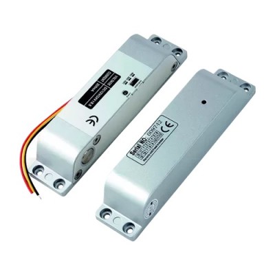 Bolt electric Fail Safe (NC), montaj aparent, 12 Vcc, delay 0-3-6 secunde, monitorizare, 200 x 28 x 39 mm CSL-150NC foto