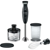 Blender de mana Bosch CleverMixx MSM2650B, 600W, 1 treapt treapta viteza, Piano black