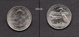 SUA 2015 Quarter, 25 Centi, Delaware, Bombay Hook, D, America de Nord, Cupru-Nichel