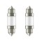 Pachet 2 blister becuri LED C5W 41MM 12V, White, 6000K