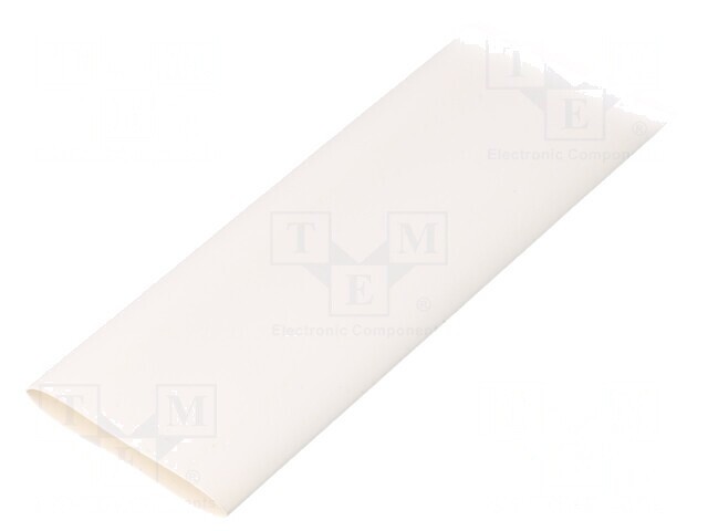 Manşon termocontractabil 25,4mm 1m alb