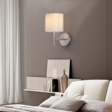 Lampa perete Winsford argintiu/alb [lux.pro] HausGarden Leisure