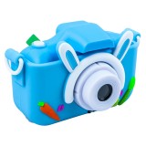 Cumpara ieftin Aparat Foto Digital pentru Copii cu Design Iepuras - Camera Reincarcabila cu Jocuri si Ecran Interactiv, Oem
