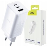 Incarcator Retea Allity ATC-01-65WACC GaN PD QC 2x USB-C 1x USB-A 65W Alb