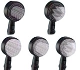 Para Dus Negru 5 Jeturi ABS Plastic 8.5x25cm Economisire Apa Anti-Blocare