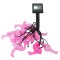 Ghirlanda luminoasa solara cu LED, model Flamingo