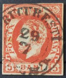 Romania 1871 - Carol l cu Barba,Lp.30a