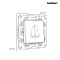Comutator clopot Nova 101N gri - 2