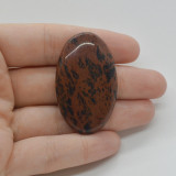 Cabochon obsidian mahon 44x27x6mm c75