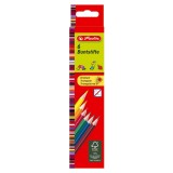 Set creioane color triunghiulare Herlitz, 6 buc