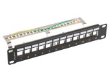 Patch Panel LANBERG Negru 12 Porturi, Standard 10" Rack