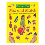 Carte activitati Mix and Match - Jocuri si puzzle cu stickere reutilizabile pentru copii 9-12 ani