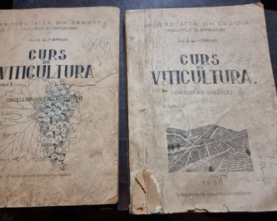 M. Oprean - Curs de Viticultura Vol I si II foto