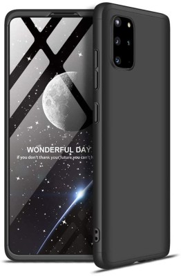 Husa Full Cover 360&amp;deg;compatibil Samsung Galaxy S20 Plus (fata + spate +folie de protectie din silicon) din plastic ,Black Matte foto