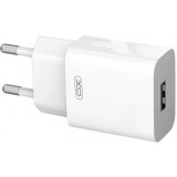 Incarcator Retea XO Design L99, 12W, 2.4A, 1 x USB-A, Alb