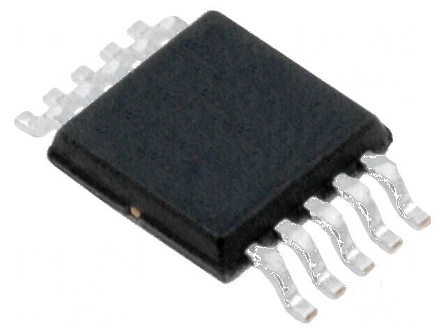 Potențiometru digital 10k&Omega; 3-wire SPI 8bit MSOP10 SMD