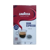 Lavazza Gran Espresso Cialde ESE, 150 buc, Cafea Pad Monodoze, Espresso Crema, Gust Intens, Compatibil Espressor Portafiltru