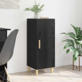 vidaXL Bufet Pe perete Stejar Negru 34,5 x 34 x 90 cm Lemn compozit 880924